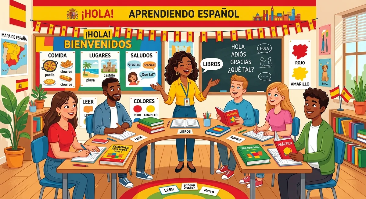 Spanisch lernen für Anfänger – Bücher und Lernmaterialien